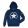 Star Zip Hoody - dark blue