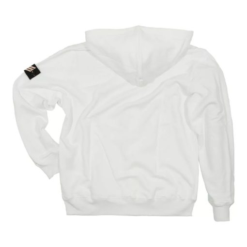 Star Zip Hoody - white
