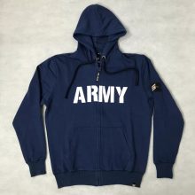 Army Zip Hoody - navy