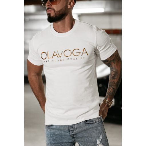 Olavoga Glow rövid ujjú póló - White