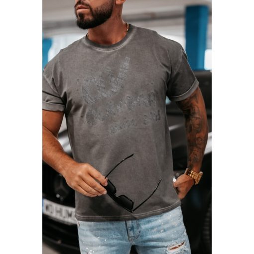 Olavoga Etcher póló - Grey