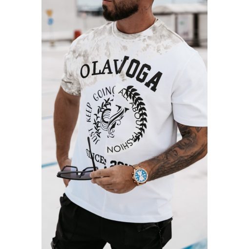 Olavoga Force póló - White/Beige