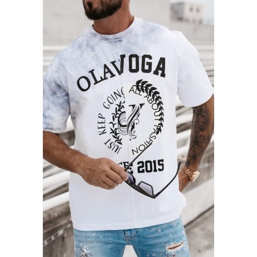 Olavoga Force póló - White/Navy