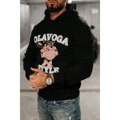 Olavoga Forme kapucnis pulóver - Black