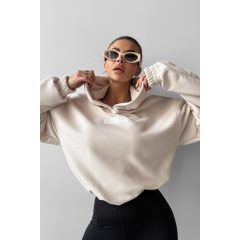 Olavoga Didactic kapucnis pulóver - Beige