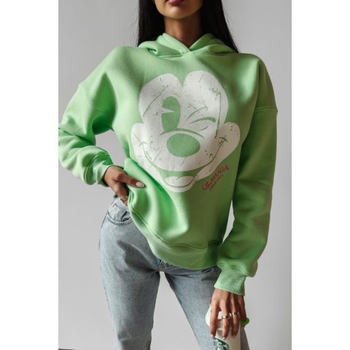 Olavoga Tikus pulóver - Green