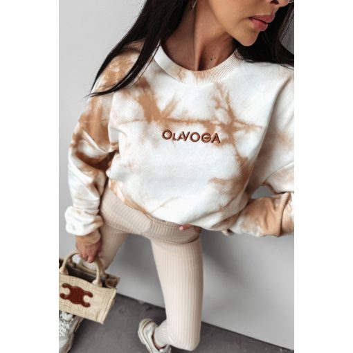 Olavoga Colm unisex pulóver - White/Beige