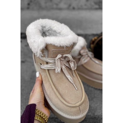 Olavoga Vitty csizma - Beige